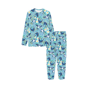 Swallow Pattern Print Design 05 Kids' Boys' Girls' All Over Print Pajama Set