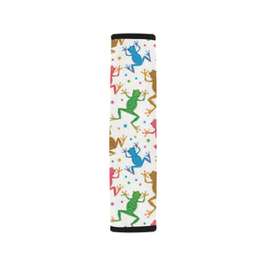 Colorful Frog Pattern Car Seat Belt Cover