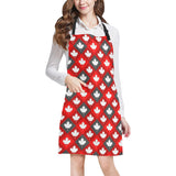 Canada Pattern Print Design 05 Adjustable Apron