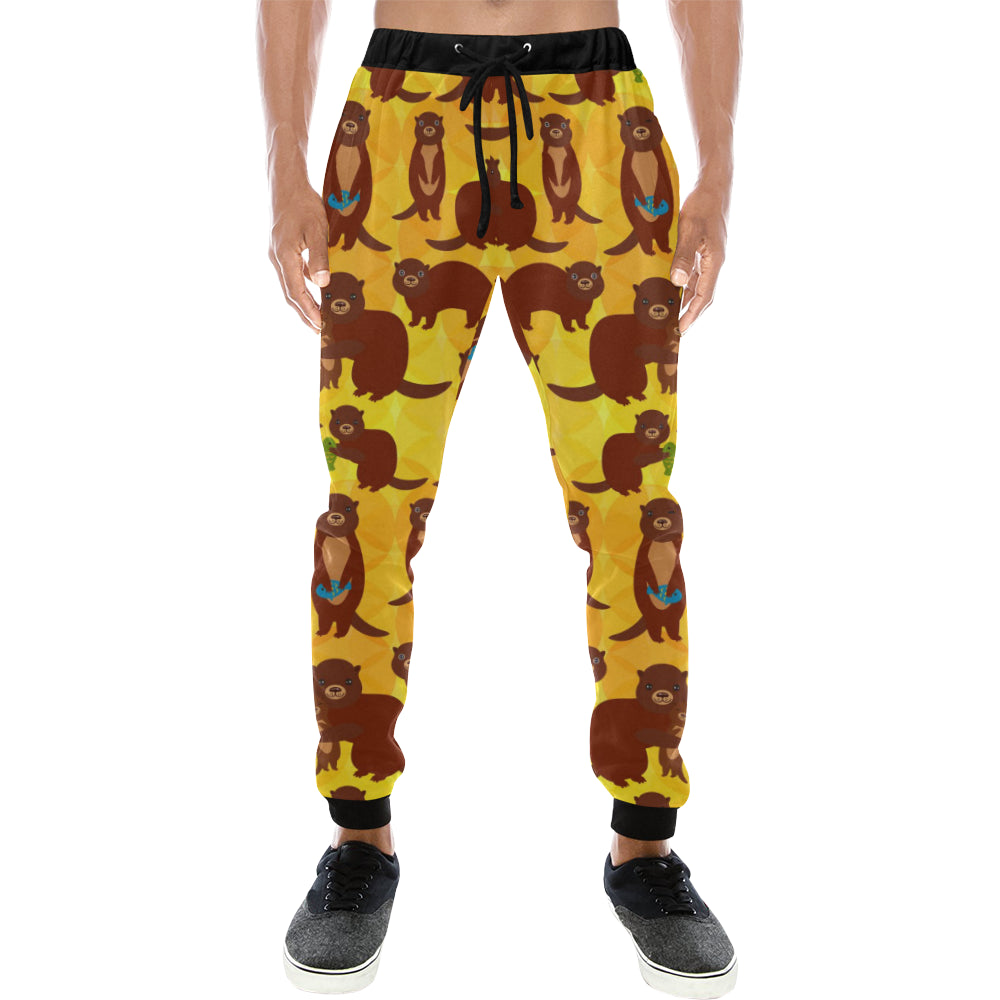 Otter Pattern Unisex Casual Sweatpants