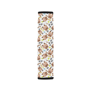 Yorkshire Terrier Pattern Print Design 05 Car Seat Belt Cover