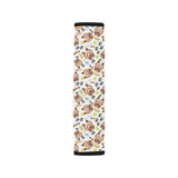 Yorkshire Terrier Pattern Print Design 05 Car Seat Belt Cover