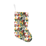 Cool Camel Leaves Pattern Christmas Stocking