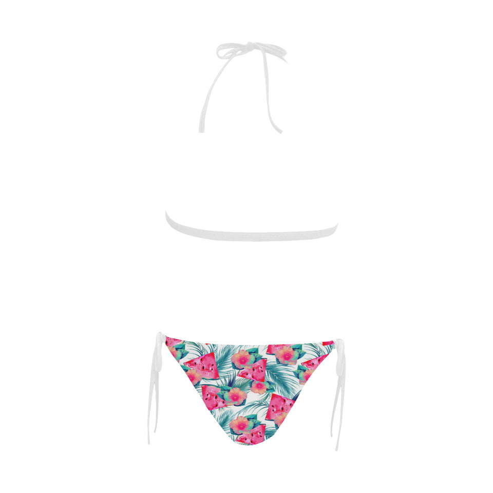 Watermelon Flower Pattern Sexy Bikinis Two-Pieces Swimsuits