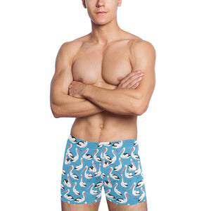 Pelican Pattern Print Design 04 Men's Swimming Trunks