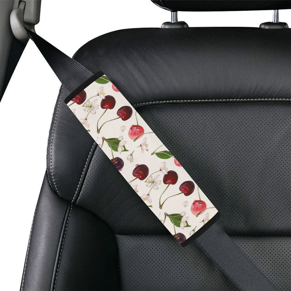 Cherry Flower Butterfly Pattern Car Seat Belt Cover