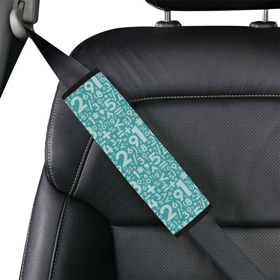 Math Pattern Print Design 05 Car Seat Belt Cover