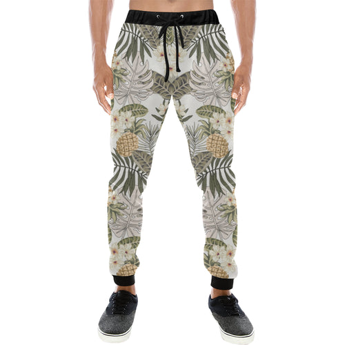 Pineapple Leave flower Pattern Unisex Casual Sweatpants