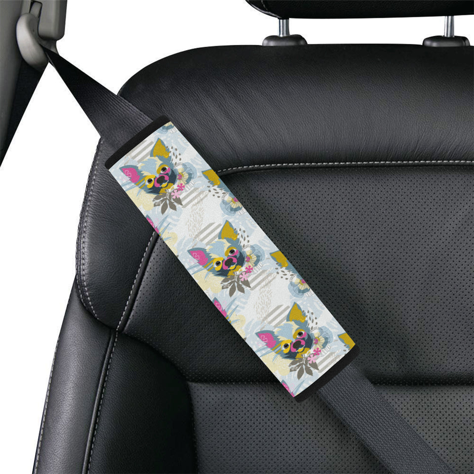 Chihuahua Pattern Car Seat Belt Cover