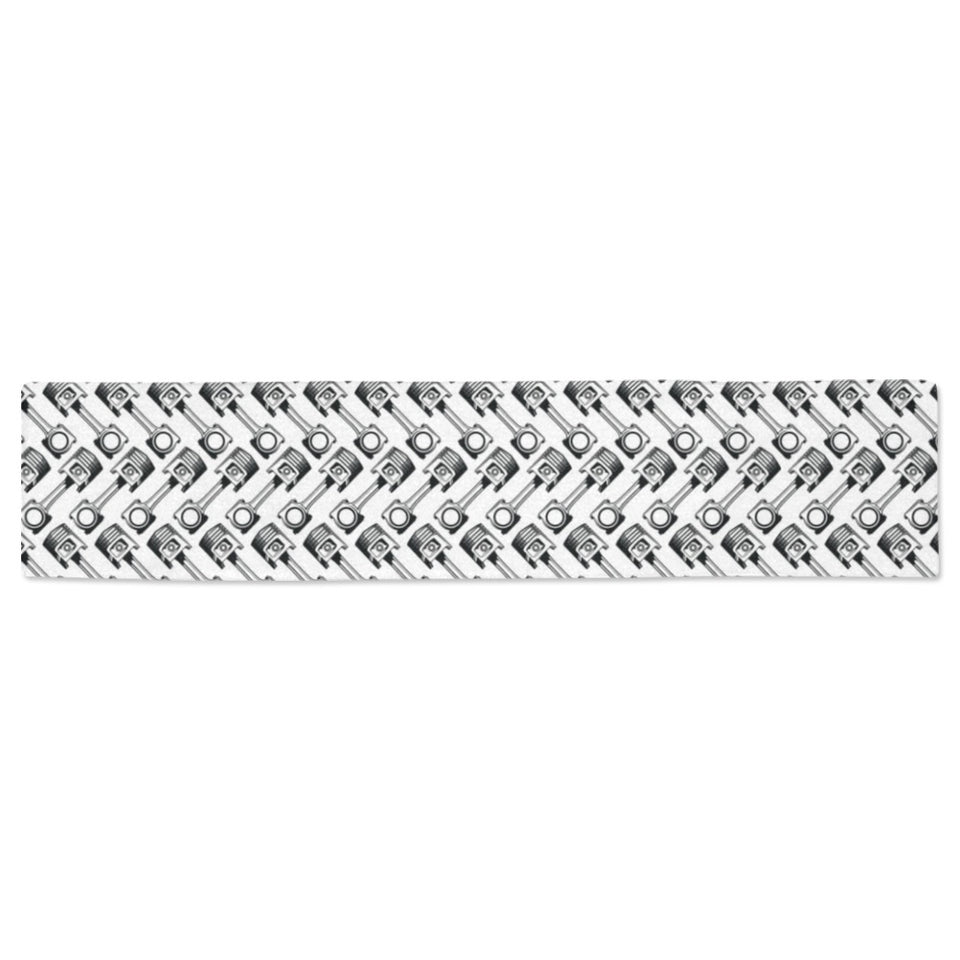 Engine Piston Pattern Print Design 03 Table Runner