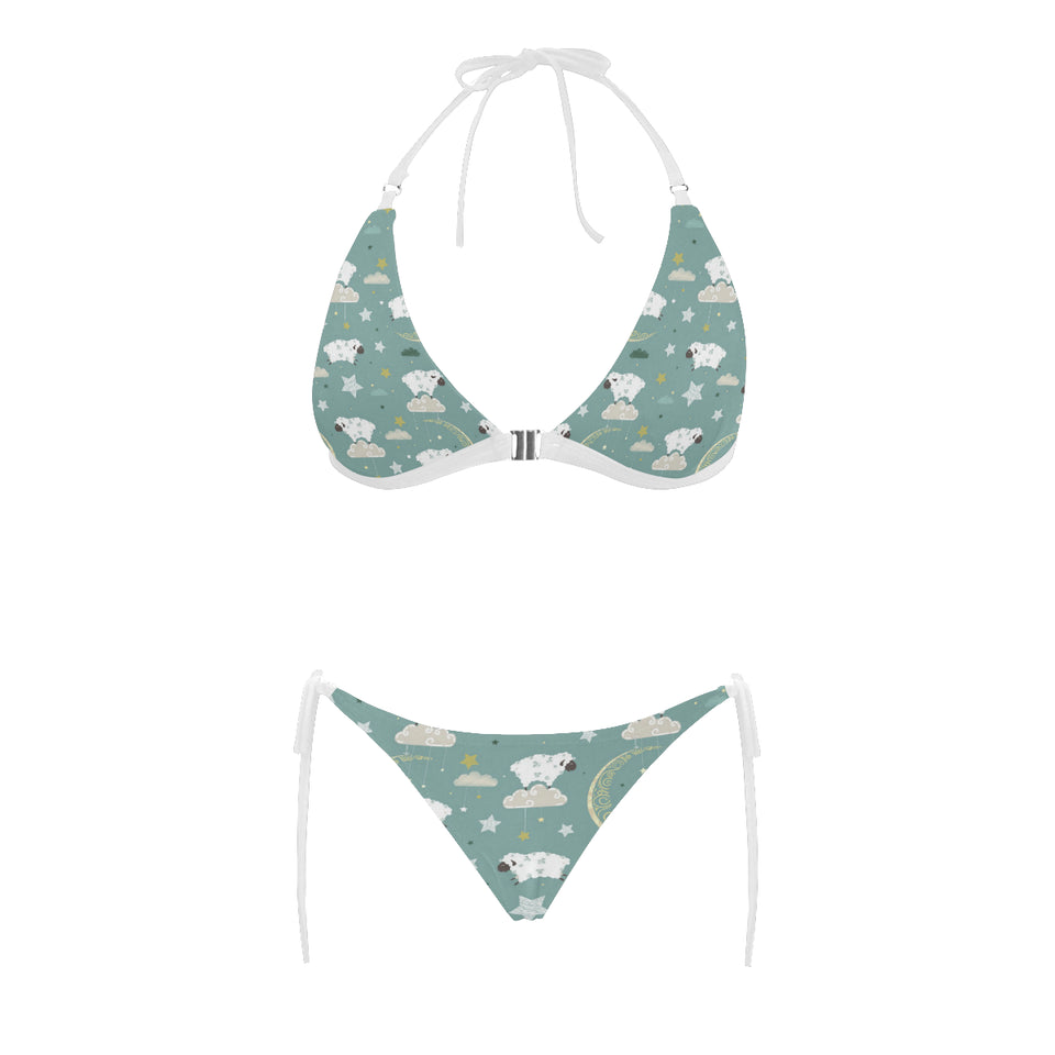 Sheep Sweet Dream Pattern Sexy Bikinis Two-Pieces Swimsuits