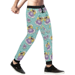 Pug Sweet Dream Pattern Unisex Casual Sweatpants