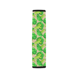 Broccoli Pattern Pink background Car Seat Belt Cover