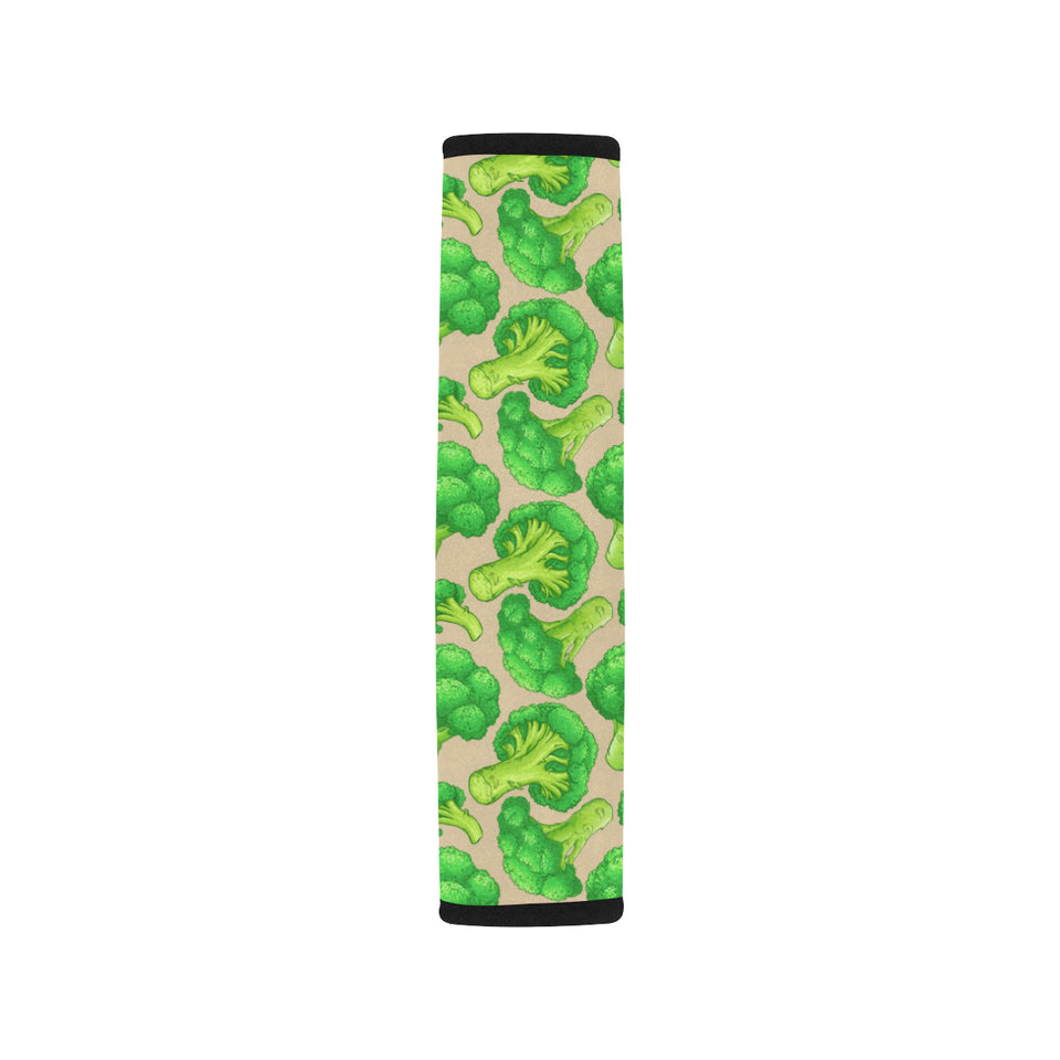 Broccoli Pattern Pink background Car Seat Belt Cover