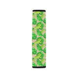 Broccoli Pattern Pink background Car Seat Belt Cover