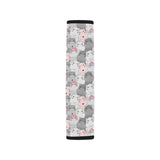 Hippopotamus Pattern Print Design 03 Car Seat Belt Cover