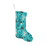 Green Cactus Pattern Christmas Stocking