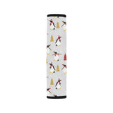 Penguin Christmas Tree Pattern Car Seat Belt Cover