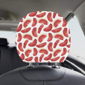 Grapefruit Pattern Car Headrest Cover