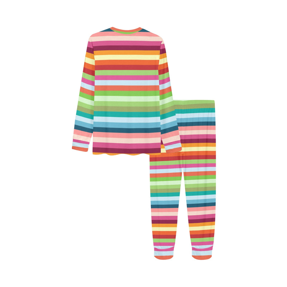 Rainbow Pattern Kids' Boys' Girls' All Over Print Pajama Set