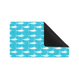 Swordfish Pattern Print Design 02 Doormat