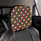 Potato Chips Pattern Print Design 05 Car Headrest Cover