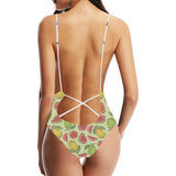 Guava Pattern Background Women's One-Piece Swimsuit