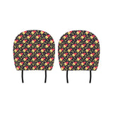 Potato Chips Pattern Print Design 05 Car Headrest Cover