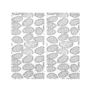 Potato Chips Pattern Print Design 03 Gauze Curtain