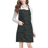 Math Pattern Print Design 04 Adjustable Apron