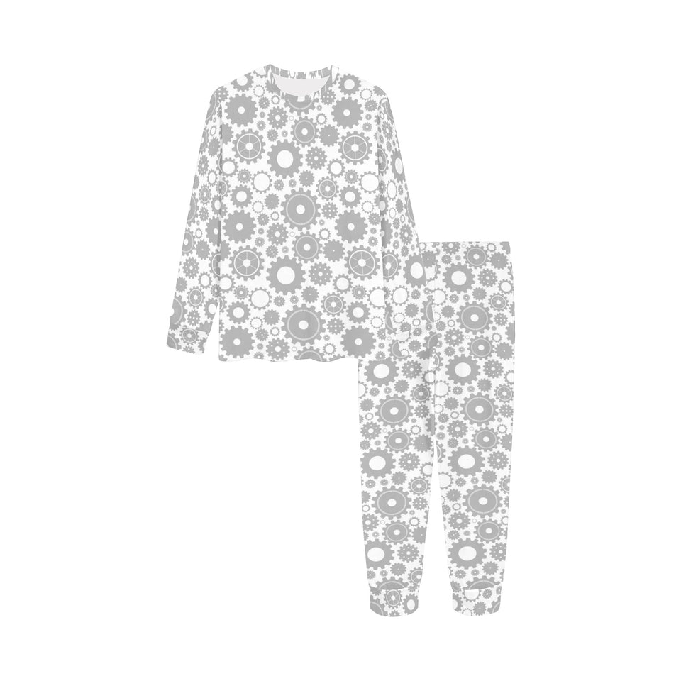 Gear Pattern Print Design 03 Kids' Boys' Girls' All Over Print Pajama Set