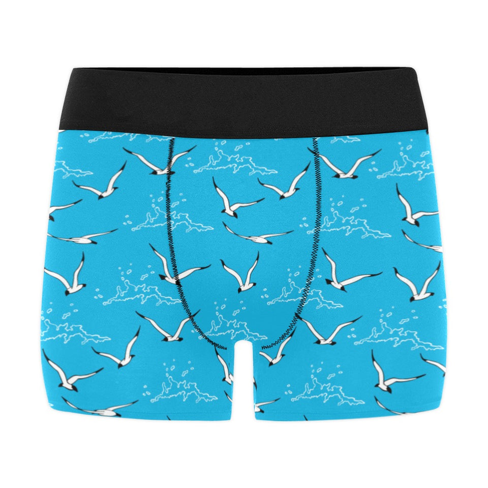 Seagull Pattern Print Design 05 Men's All Over Print Boxer Briefs Men's Underwear