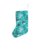 Green Cactus Pattern Christmas Stocking