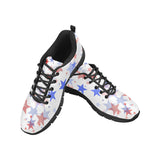 USA Star Pattern Men's Sneakers Black