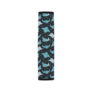 Stingray Pattern Print Design 04 Car Seat Belt Cover