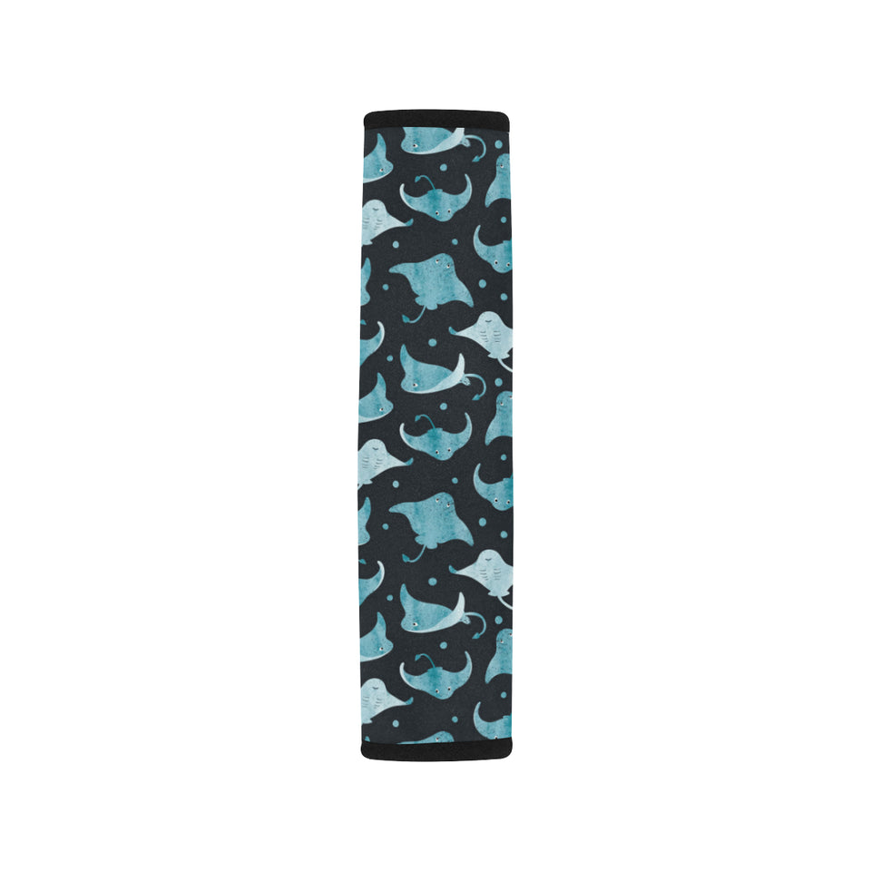 Stingray Pattern Print Design 04 Car Seat Belt Cover