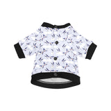 Swallow Pattern Print Design 03 All Over Print Pet Dog Round Neck Fuzzy Shirt