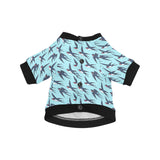 Swallow Pattern Print Design 01 All Over Print Pet Dog Round Neck Fuzzy Shirt