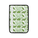 Sliced Cucumber Leaves Pattern Car Seat Belt Cover