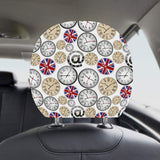 Wall Clock UK Pattern Car Headrest Cover