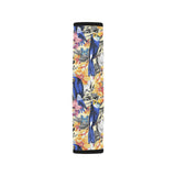 Toucan Leaves Flower Pattern Car Seat Belt Cover