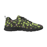 Ginkgo Leaves Flower Pattern Men's Sneakers Black