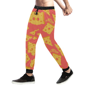 Sliced Cheese Pattern Unisex Casual Sweatpants