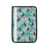 Toucan Pattern Background Car Seat Belt Cover