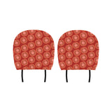 Sliced Tomato Pattern Car Headrest Cover