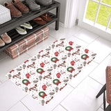 Hedgehog Pattern Print Design 05 Doormat