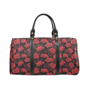 Rose Pattern Print Design 01 Travel Bag