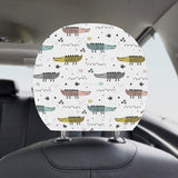 Cute Crocodile Pattern Car Headrest Cover