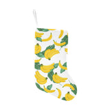 Banana and Leaf Pattern Christmas Stocking