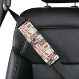 British Pattern Print Design 04 Car Seat Belt Cover